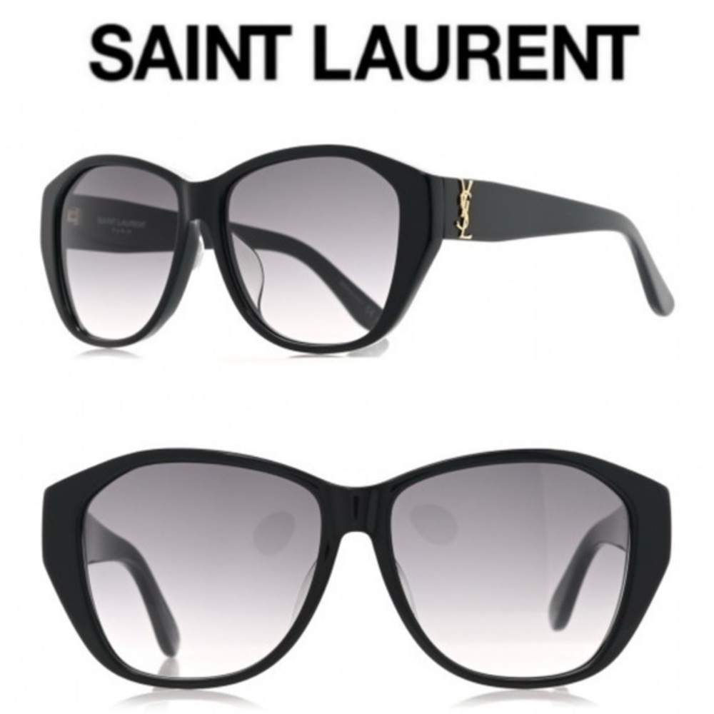 New Authentic Yves SAINT LAURENT SLM8/F Sunglasses Black